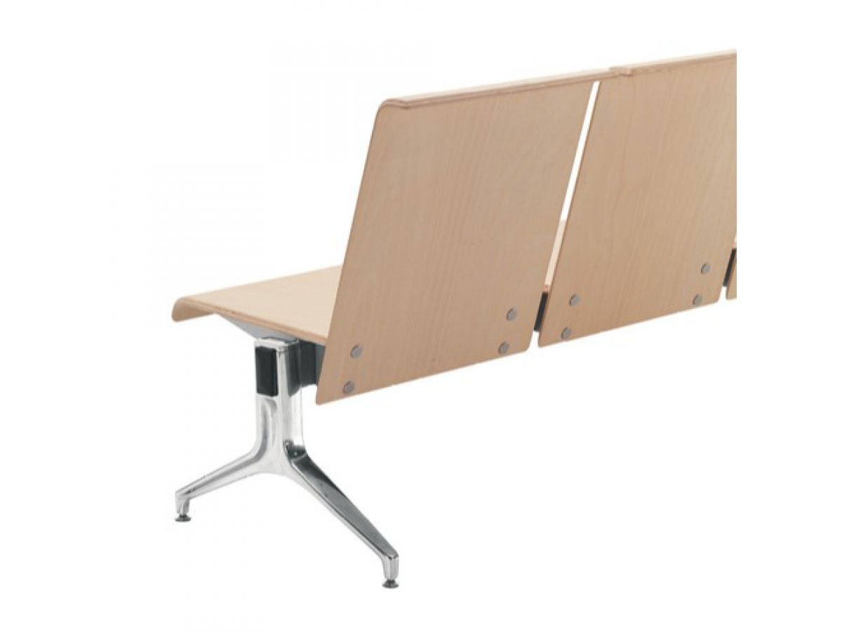 Siège sur poutre de 3 places - LINATE - pour grands espaces à forte affluence_4