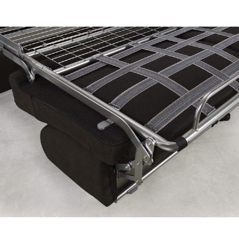 Canapé convertible express CRÉPUSCULE - matelas comfort BULTEX® 120 cm - revêtement taupe - fabrication italienne_4