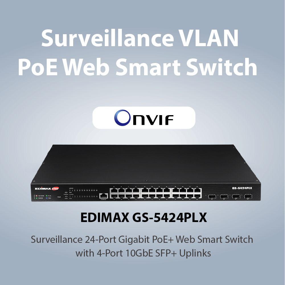 Commutateurs - switch - Emidax GS-5424PLX - 24 ports Gigabit PoE+ avec 4 ports Uplink 10GbE SFP+_4