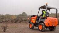 Dumper compact à châssis rigide - D201RHS - Ausa avec pelle à chargement automatique, capacité 2 tonnes, traction 4x4_4