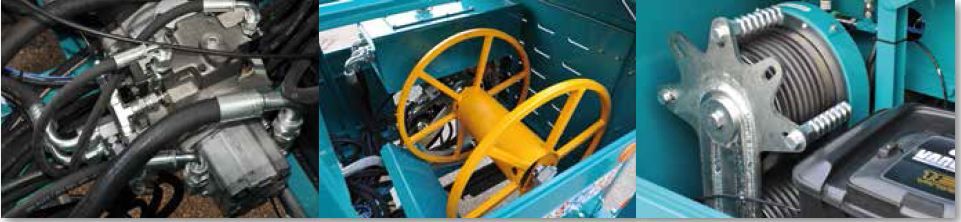 Treuil hydraulique VM 3000 RIS - renouvellement des conduits - Volta - tirage max. 3500 daN_4