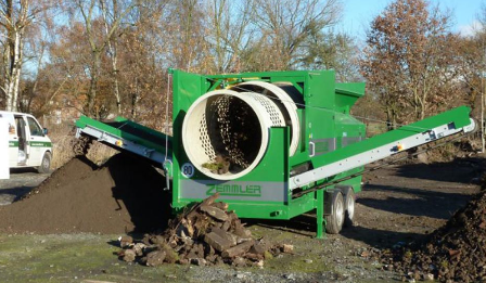 Cribleur trommel Zemmler MS 1600 - Compact et polyvalent, 3 fractions_4