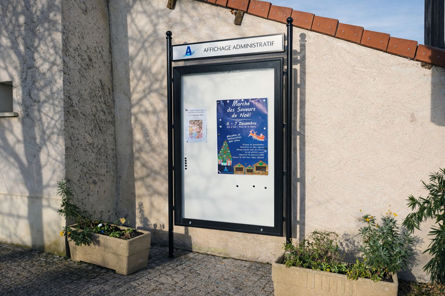 Panneau d'affichage vitrine 2 m² - 25 affiches A4 - Utilisation extérieure_4