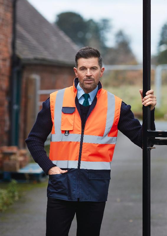 Bodywarmer rembourré haute visibilité - Imperméable et confortable - Réf: YHV005_4