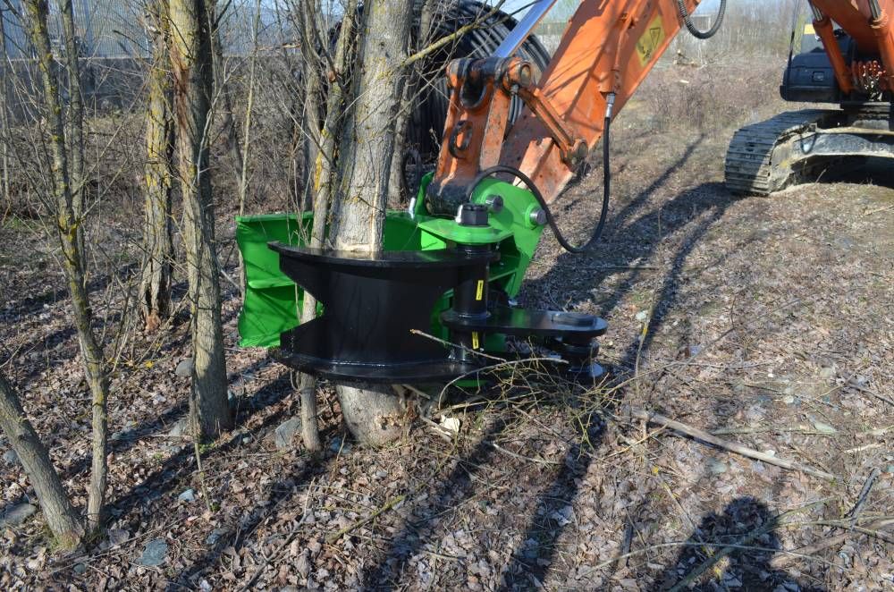 Grappin coupeur forestier BI500 - OMEF-Group SRL - Prise min du tronc 200 mm - Ouverture de coupe 450 et 500 mm - Pour excavateurs 20 à 40 tonnes_5