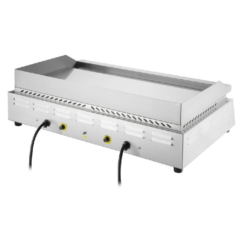 Plancha électrique en chrome double zone L 790 mm - Buffalo - JE876_4