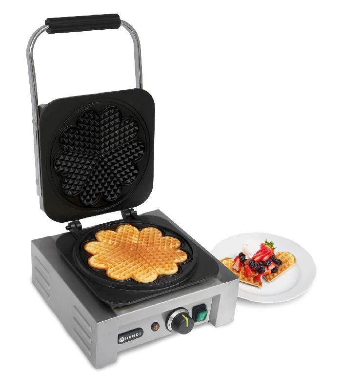 Gaufrier électrique Coeur 2200W HENDI_4