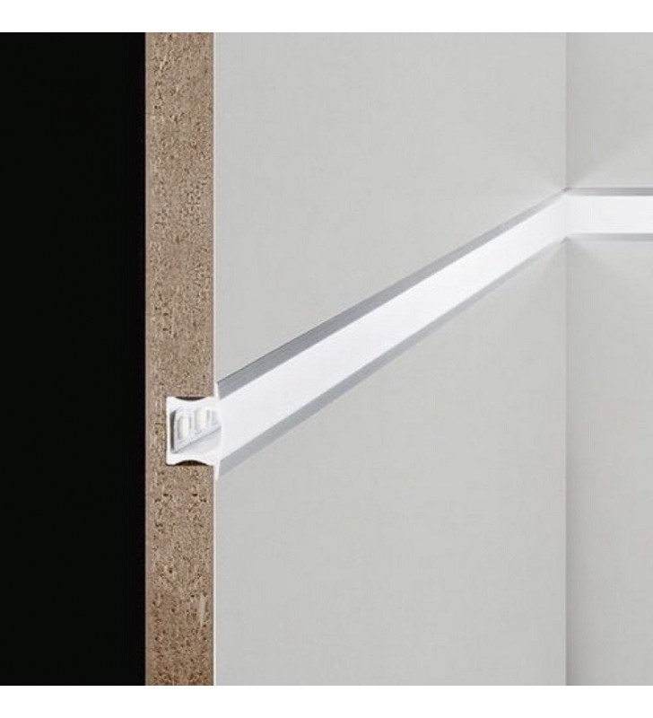 Profilé aluminium encastré 2m avec diffuseur opale - Référence PROFALENC_4