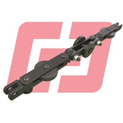 Chaîne polyplan pour abattoir et convoyeur aérien au pas de 203_4