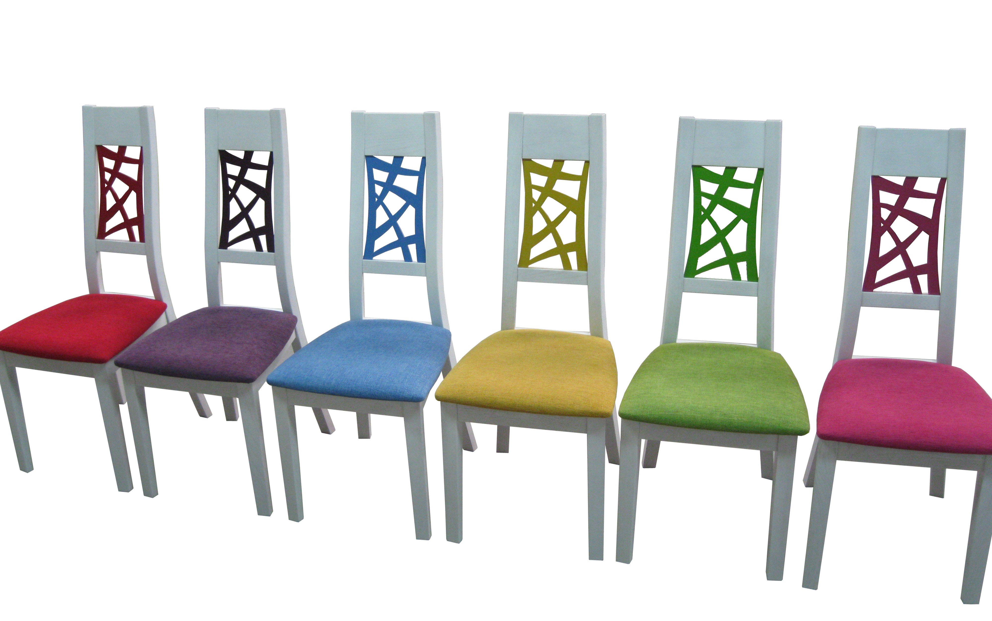 Chaise loane en bois massif et metal_4