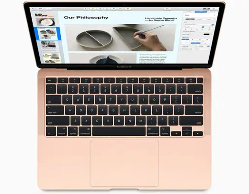 MacBook Air 13'' i5 1,1 GHz 8Go 512Go SSD 2020 Or - Grade Reconditionné en France Bon état_4