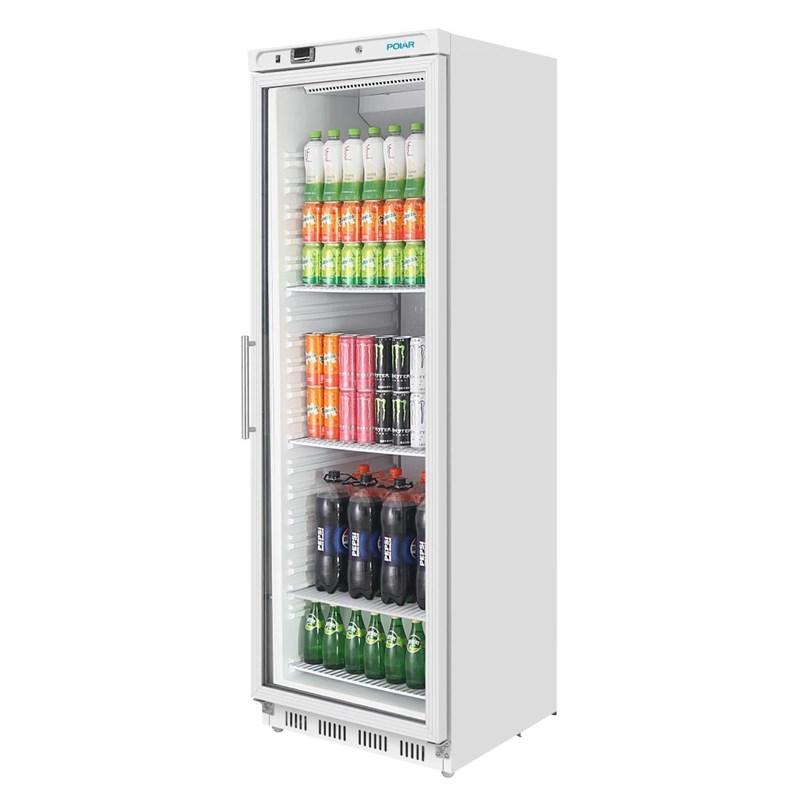 Vitrine réfrigérée positive 1 porte vitrée - Série C - 400 L | Polar CZ786_4