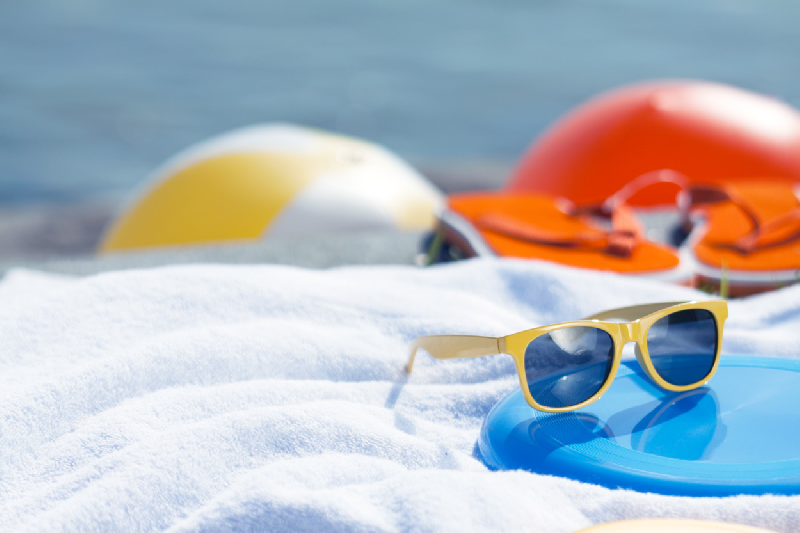 Lunettes de soleil pour enfants - protection UV 400 - plastique trendy - couleur jaune_4