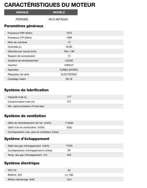 CP-1620 60 Hz triphasé - Groupe électrogène en container Inmesol - 1 304 kVA PRP / 1 630 kVA LTP_4