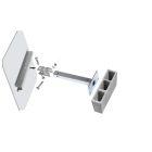 Miroir routier en inox avec dispositif ANTIGIVRE ET ANTIBUÉE - Diamètre 600 mm - Réflecteur en Inox Poli - Vision à 90°_4
