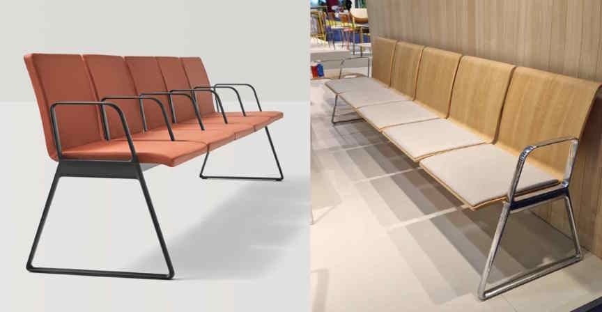 Line-Tapiz - Banc sur poutre rembourré et modulable avec large assise 60 cm_4