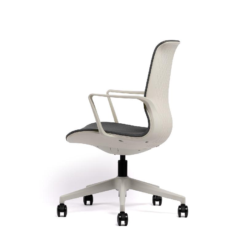 Fauteuil de Bureau Izao : Design Contemporain et Ergonomie Intuitive - River gris_4