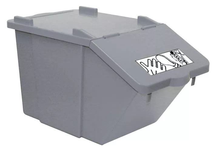 Poubelle pick-up 45l + couvercle gris_4