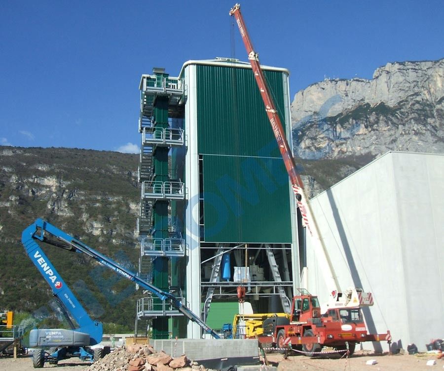 Centrale à béton à tour - euromecc - stockage agrégats 360 à 620 m3_4