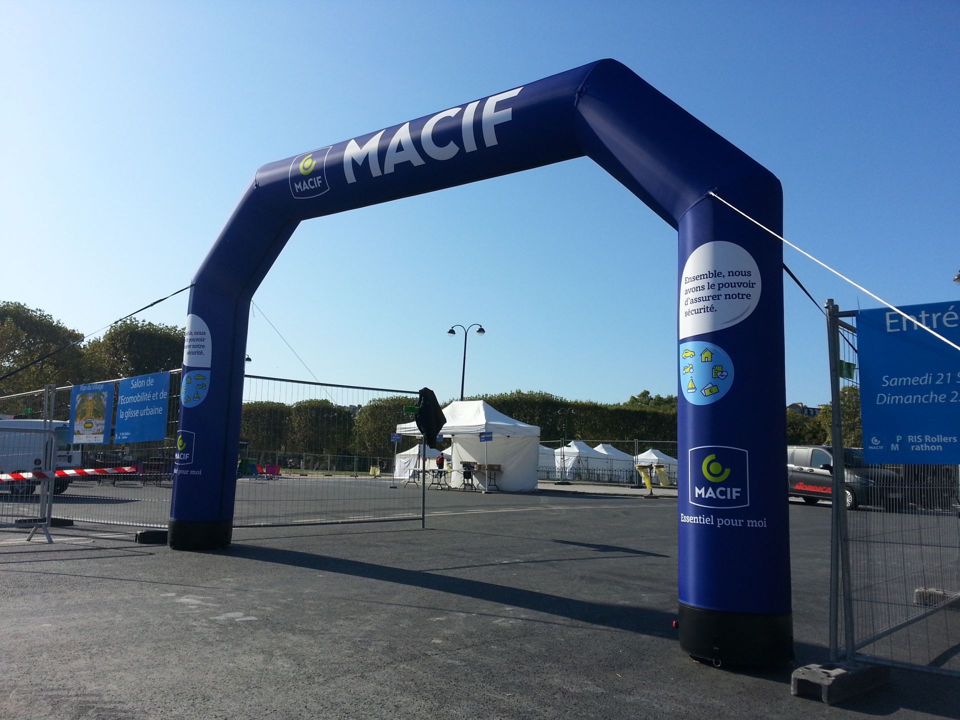 Arche gonflable publicitaire à air captif Fastent® Air - personnalisable - idéale pour événements sportifs_4