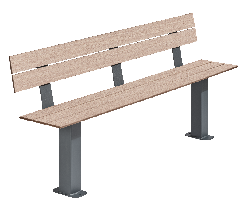 Banc - Hauteur et inclinaison adaptée - Cancale HPL_4