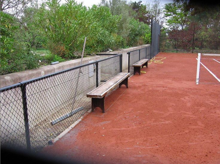 Clôture grillagée -  clôture tennis avec main courante_4