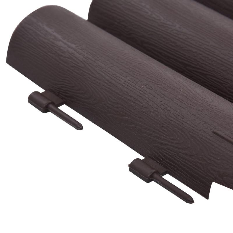 Vidaxl bordures de pelouse 36 pcs marron 10 m pp 48620_4