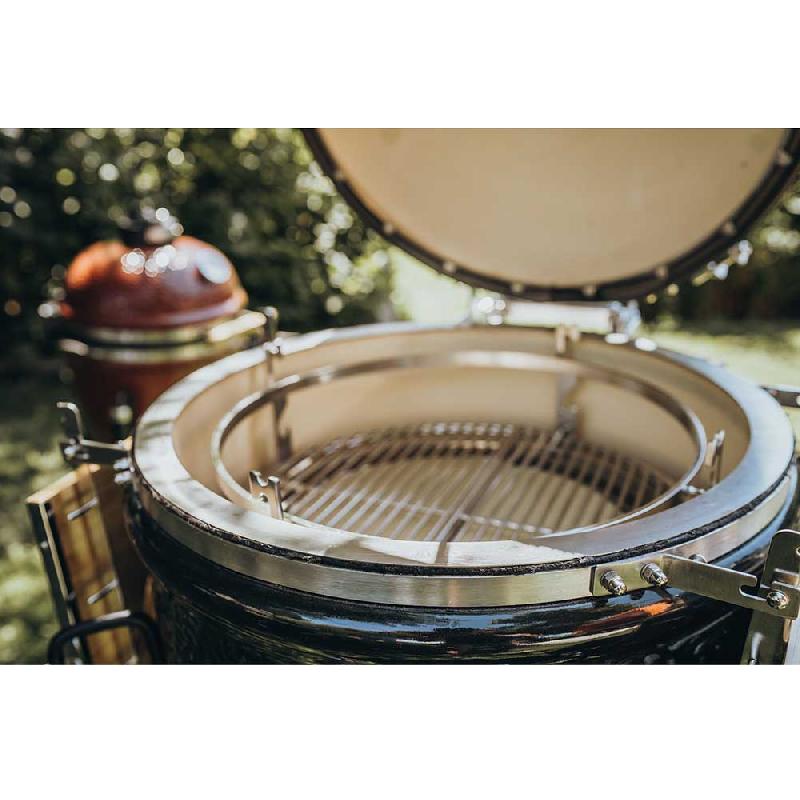 Barbecue Kamado Monolith TWO.55 noir avec chariot | Planet Outdoor_4