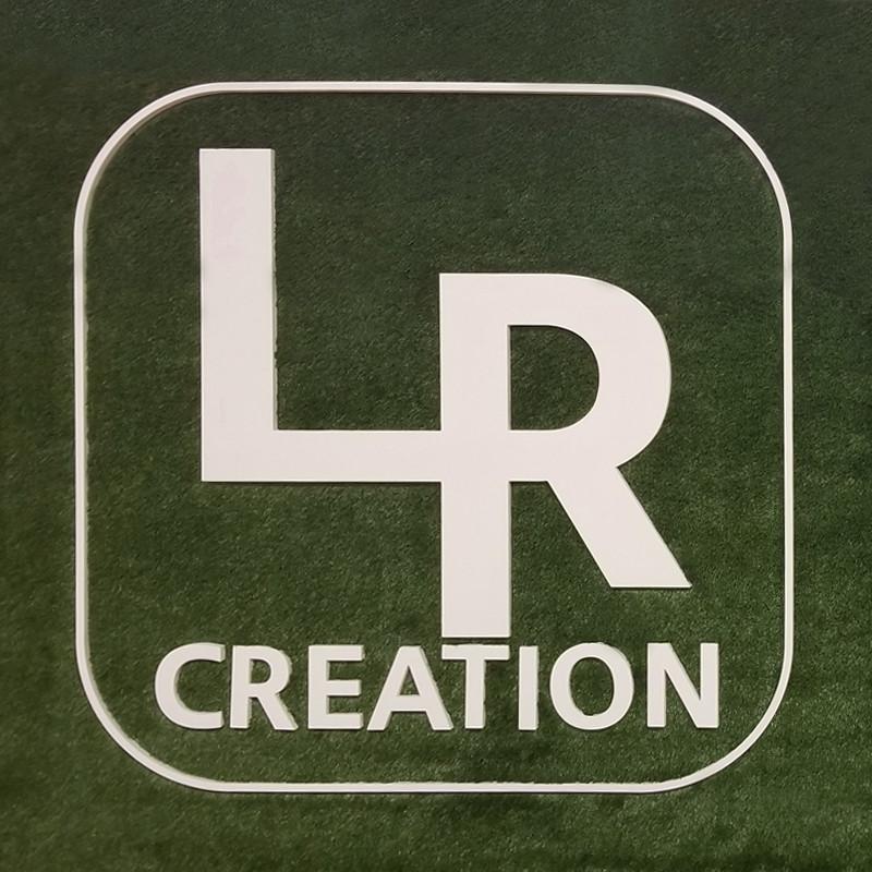 Logo ou lettres sur fond végétal synthétique - Logo, Vert naturel_4