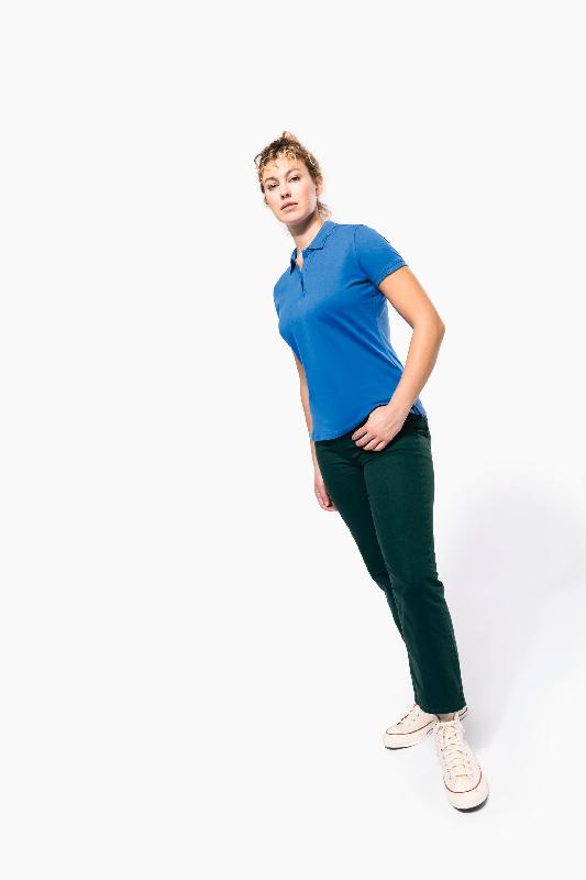 Polo piqué femme Bio180 - Maille piquée 100% coton biologique - Réf: K2026 - Marque Kariban_4