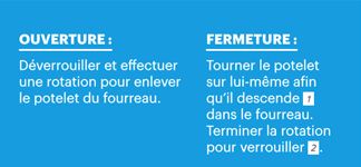 Potelet amovible à clé en position haute pour confort d'utilisation - PRIMABLOC LIGNE PROVINCE - Hauteur 850 mm - Tube acier Ø76 mm_4