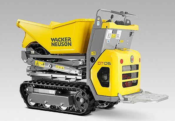Dt 05 mini-dumper sur chenilles - wacker neuson - 500 kg_4