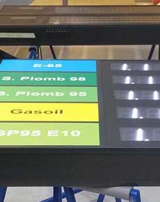 Panneau affichage prix carburant - Artelux - affichage lumineux et sur-mesure_4