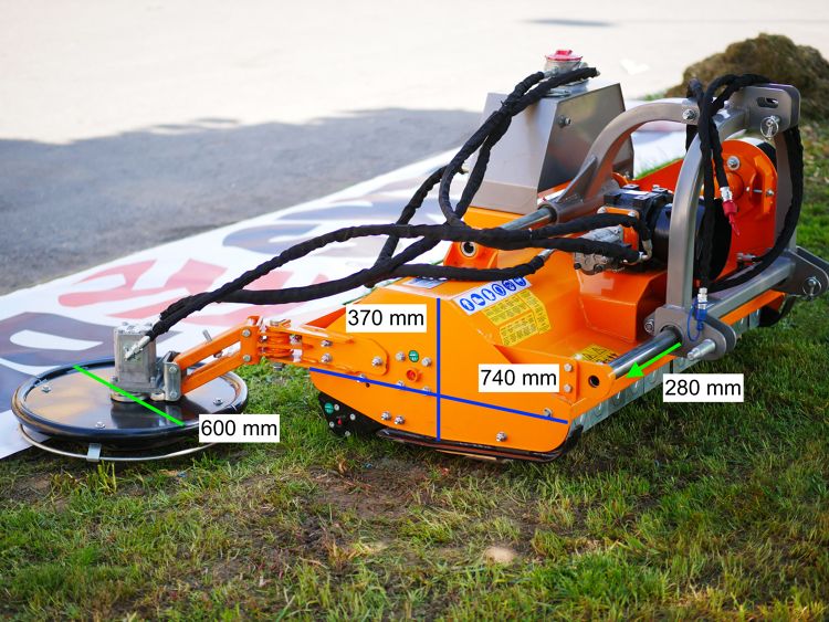 Interfila-130 broyeur forestier - deleks - largeur de travail 1000 mm_4