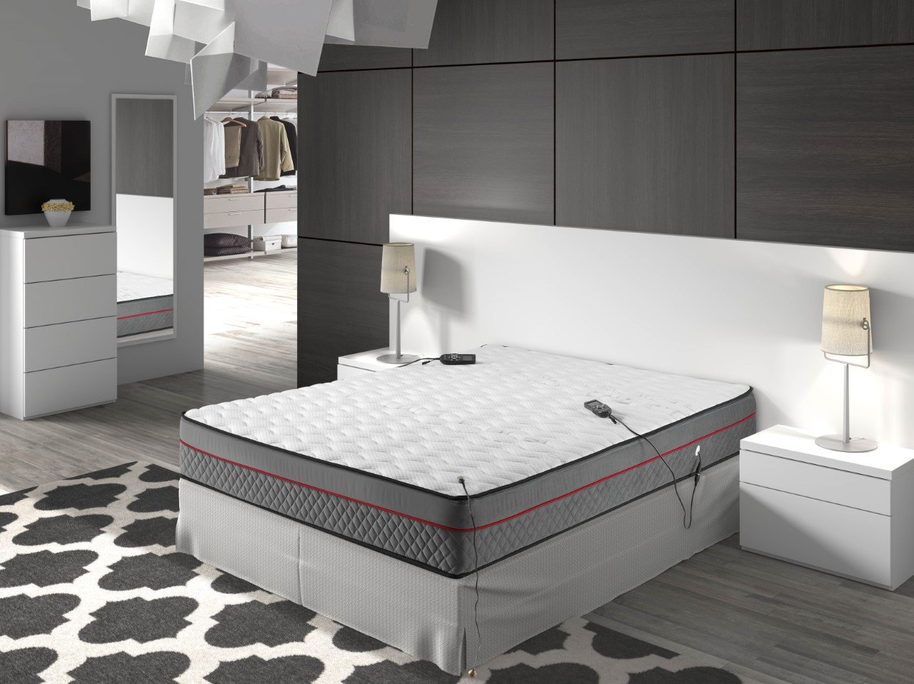 Matelas grand confort massant chauffant et dehoussable_4