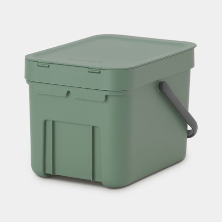 Poubelle tri sélectif Sort & Go 6 litres - Fir Green - Brabantia - Fabriqué en Belgique_4