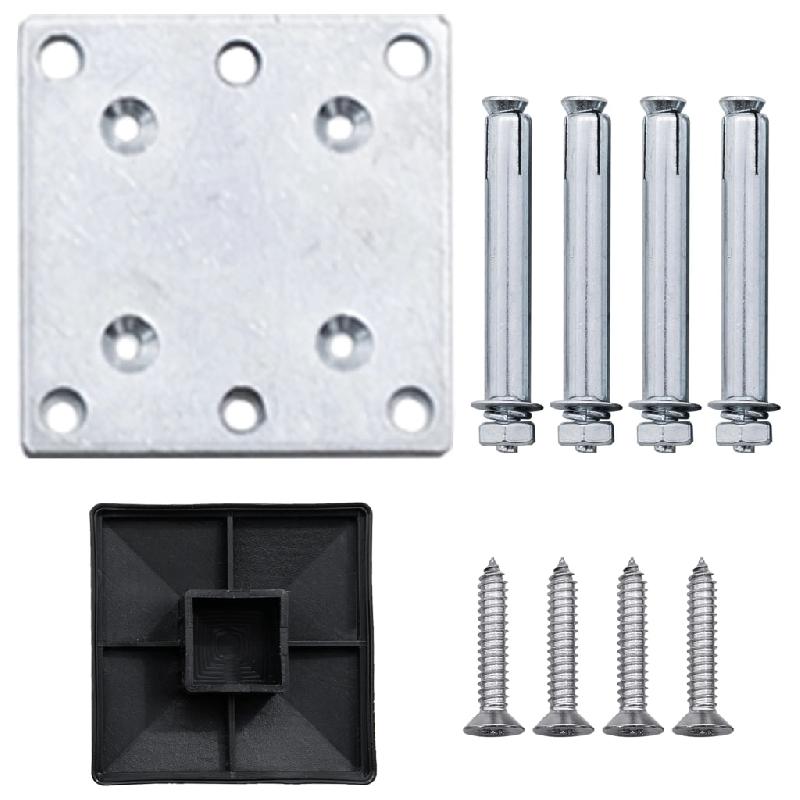 Vidaxl panneau de clôture wpc 95x(105-180) cm marron 49070_4