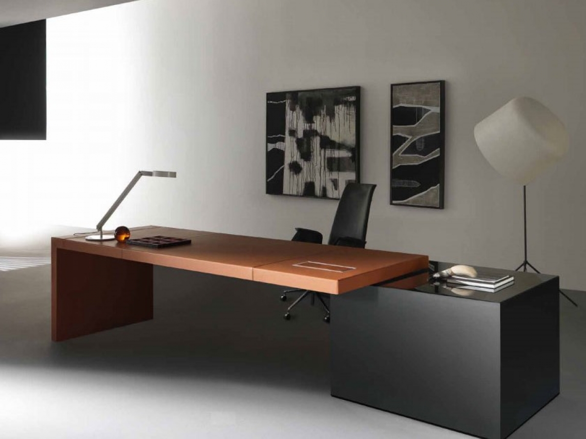 Bureau de direction haut de gamme réglable en hauteur - KYO - Design italien avec finitions exclusives_4