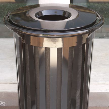 Scarborough litter - poubelle publique urbaine - ouverture latérale 25