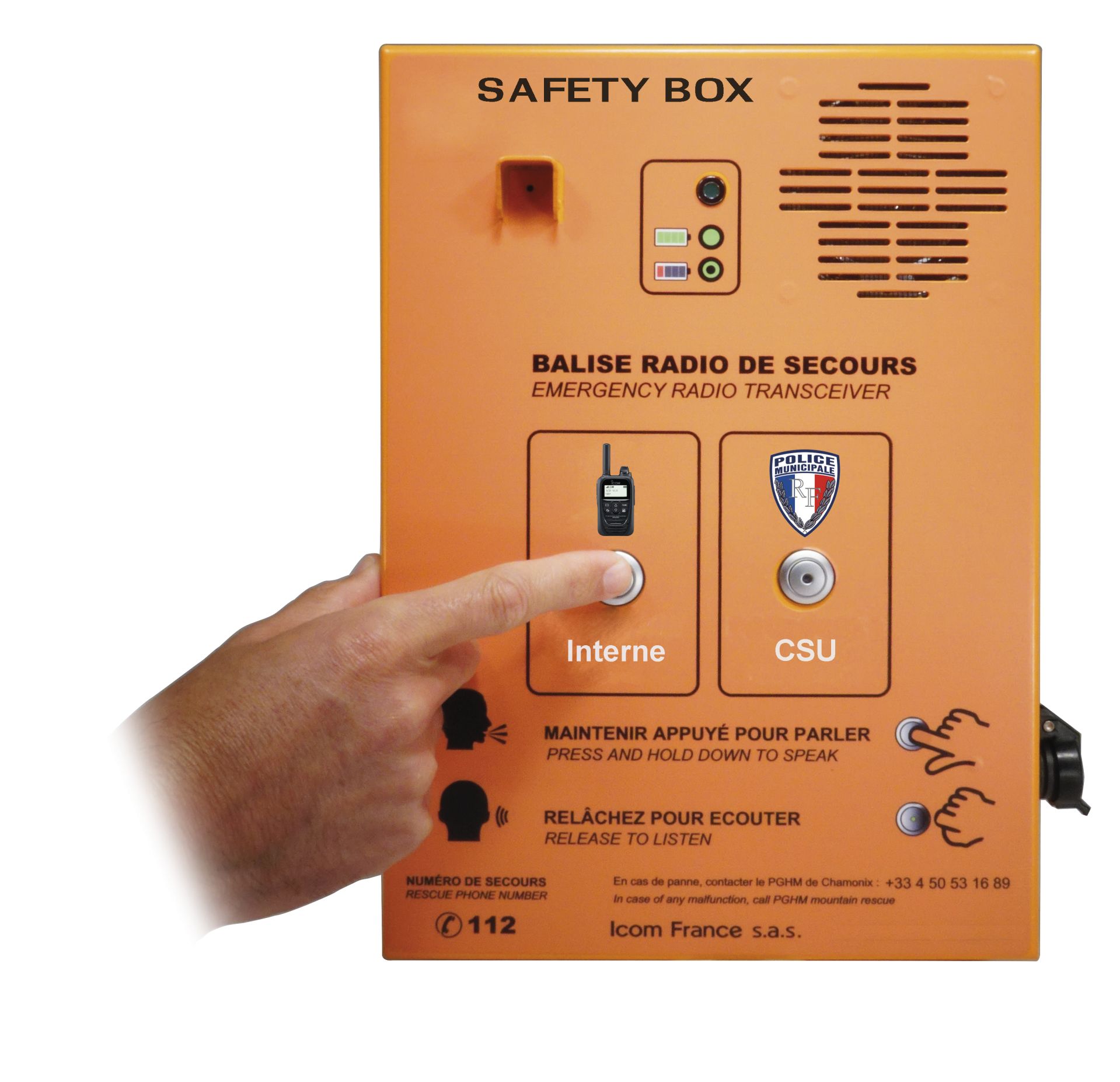 Borne urgence appel de détresse et alarme ppms_0