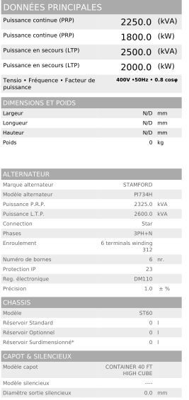 P 2250 co 50 hz triphasé groupe électrogène en container - visa -2500.0 kva_4