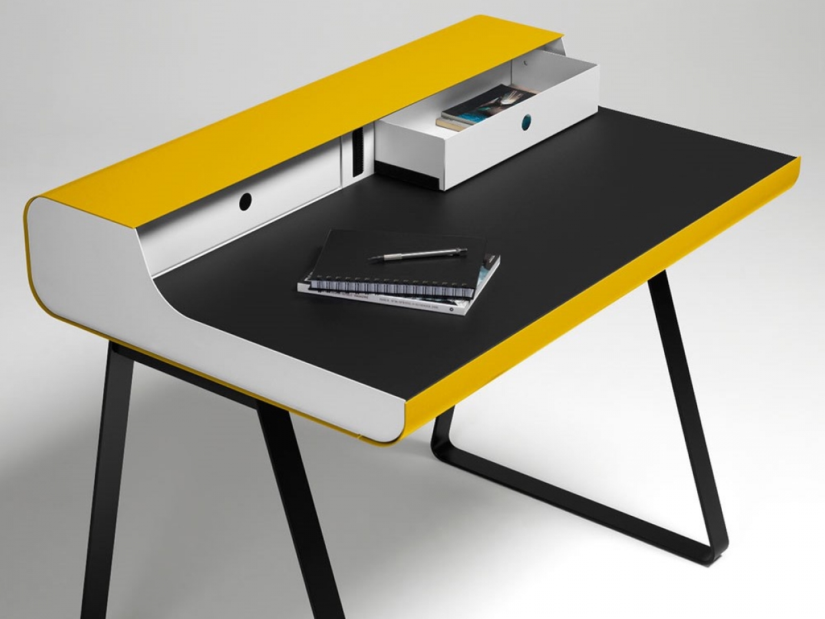 Bureau secrétaire home office en métal PS 10 - Design élégant et fonctionnel avec options sur mesure_4