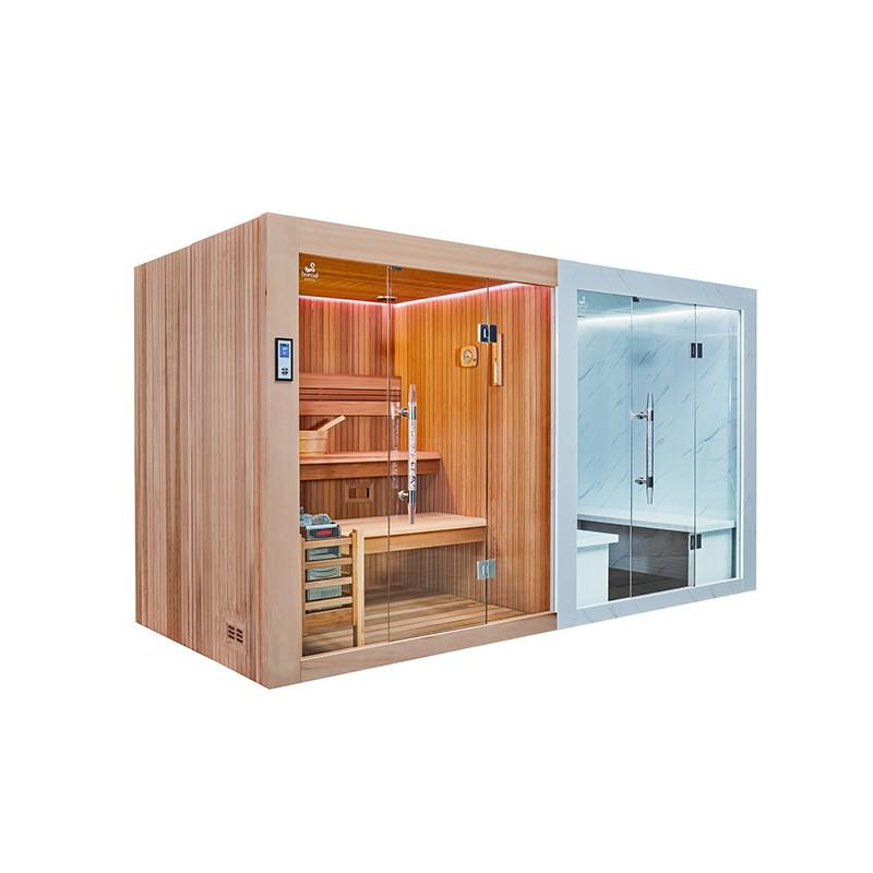 COMBI SAUNA HAMMAM BOREAL® SENSATION - 8 PLACES-360*160*210_4