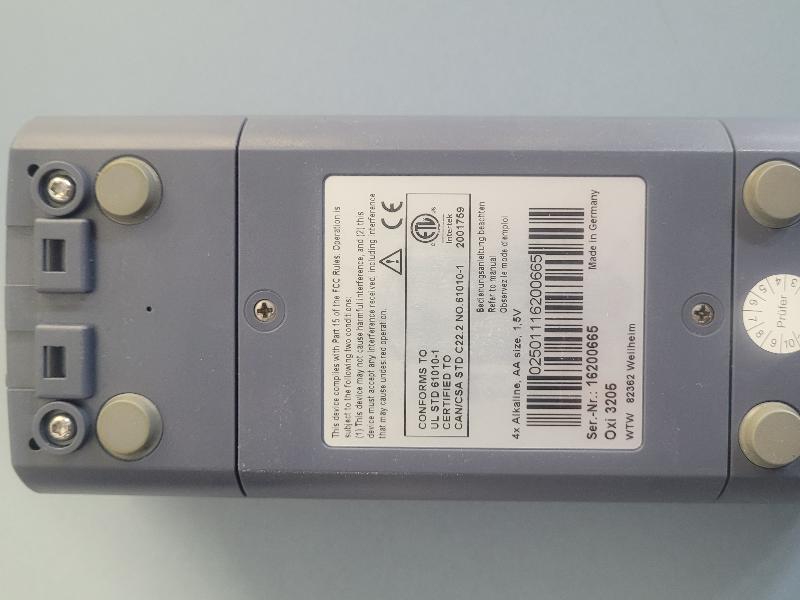 Oxymètre portable WTW OXI 3205 + sonde Cellox 325_4