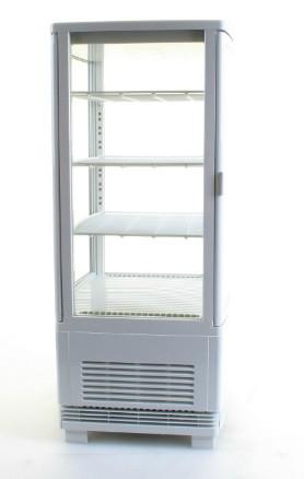 Vitrine réfrigérée 68 litres blanche - vitrée des 4 côtés_4