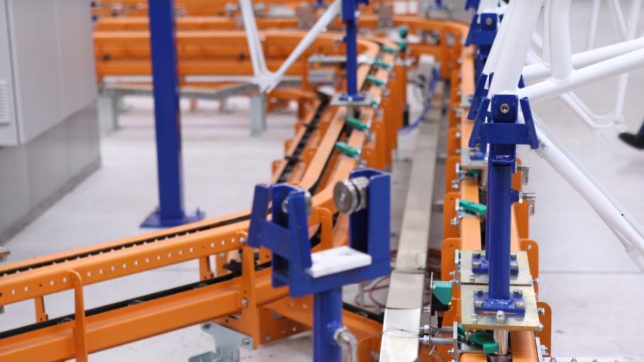 Convoyeur au sol F1 Power & Free - Charge jusqu'à 300 kg - Composants interchangeables T1_4