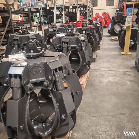 Grappin robuste avec vérins de serrage 1500 kg