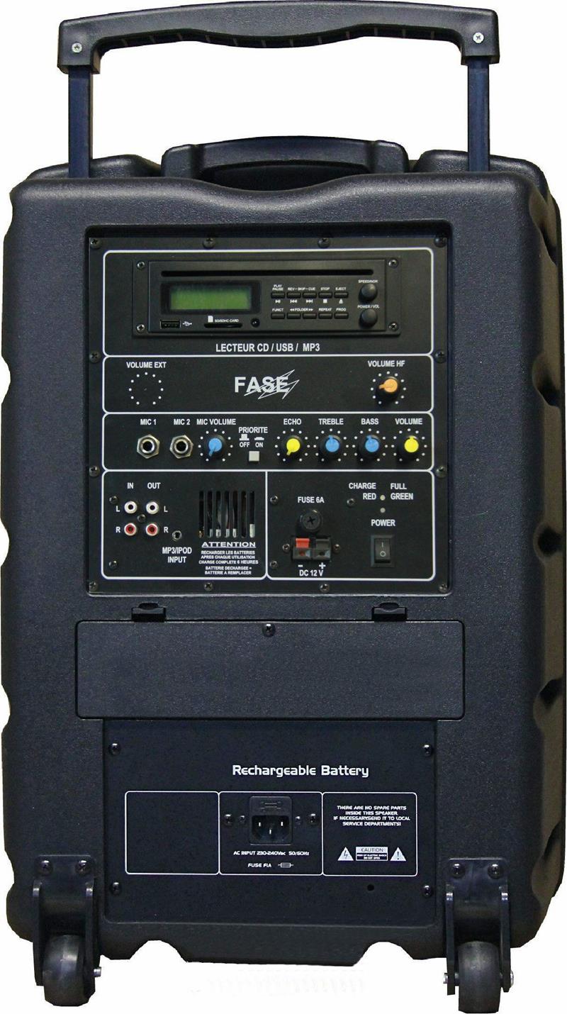 Pupitre de conférence en plexi amplifié - 450 Watts - Liaison HF sans fil - Micro flexible 40 cm_4