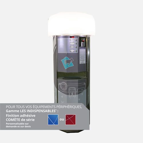 Distributeur de lingettes pour finitions extérieures de véhicules