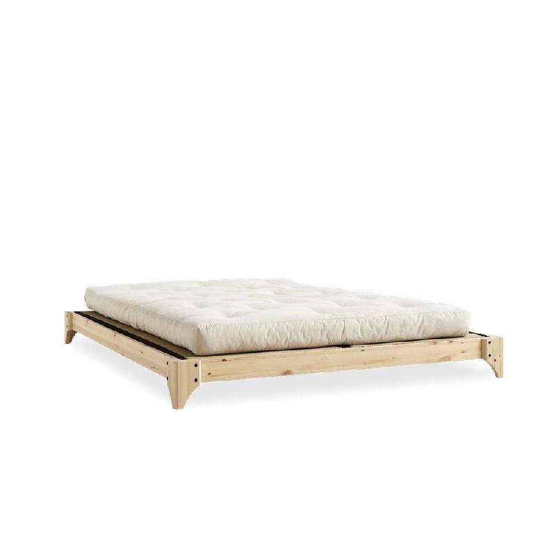 Lit futon ELAN Bed en pin massif laqué naturel - Couchage 140 x 200 cm - Design Steffensen & Würtz pour Karup Design_4